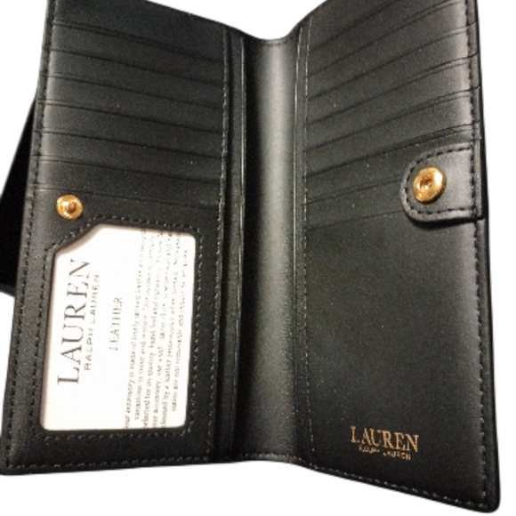 Ralph Lauren Multi Color/Black Chain Wallet, Gift Boxed, NWT - Picture 5 of 7